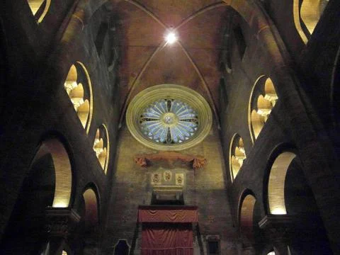 Cathedral interior of Modena Stock Photos