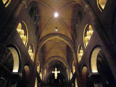 Cathedral interior of Modena 库存照片
