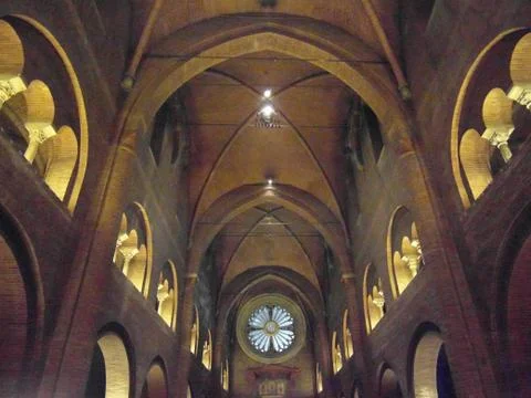 Cathedral interior of Modena Foto stock