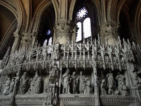 Cathedral interior Stock Photos