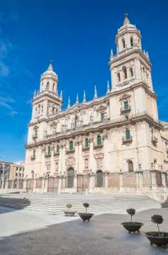 Cathedral in Jaen Stock Photos
