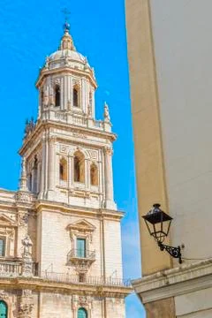Cathedral in Jaen Stock Photos