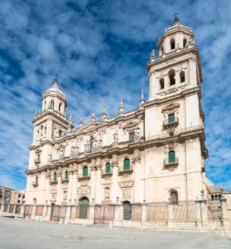 Cathedral in Jaen Foto stock