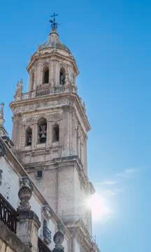 Cathedral in Jaen Stock Photos