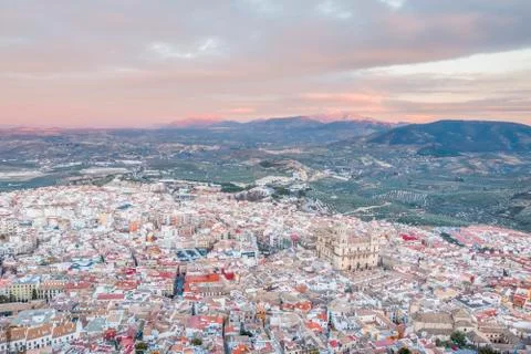 Cathedral in Jaen Stock Photos