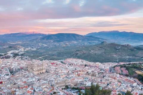 Cathedral in Jaen Stock Photos