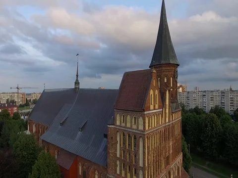 Cathedral In Kaliningrad Video stock 84967708