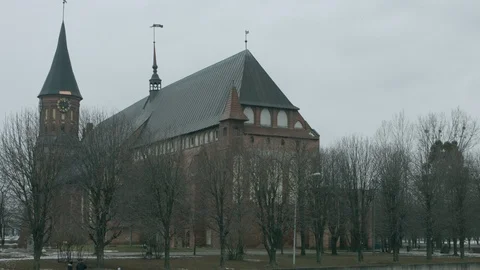 Cathedral in Kaliningrad Видео 94722821
