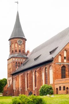 Cathedral in kaliningrad Stock Photos