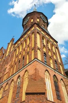 Cathedral in Kaliningrad Stock Photos