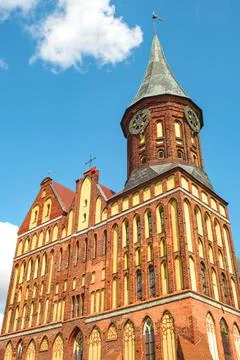 Cathedral in Kaliningrad Stock Photos