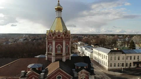Cathedral in Kasimov Stock Footage 161508284