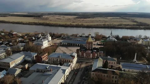 Cathedral in Kasimov Stock Footage 161508301