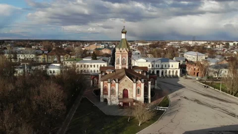 Cathedral in Kasimov Stock Footage 161508316