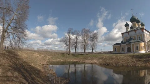 Cathedral in Kremlin of Uglich Video stock 89540678