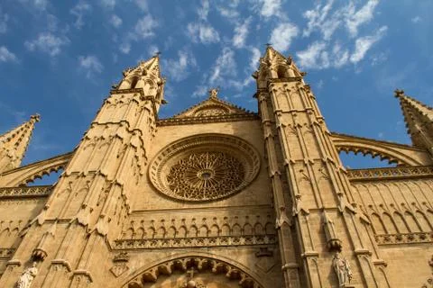 Cathedral la seu Stock Photos