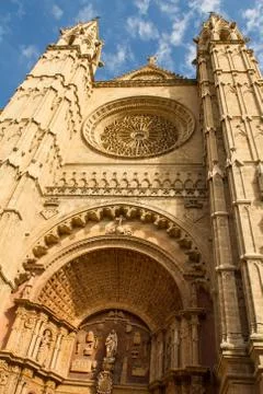 Cathedral la seu Foto stock