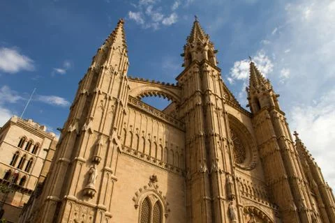 Cathedral la seu Stock Photos