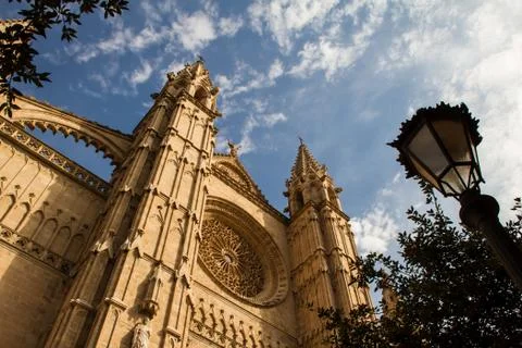 Cathedral la seu Stock Photos