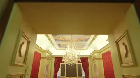 Cathedral Of Learning Nationality Room Austrian2 Stock Footage 137554895