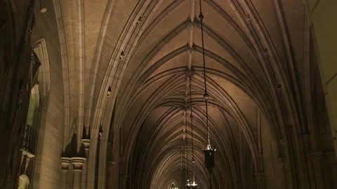 Cathedral of Learning Oakland Interior Stock Footage 137554927