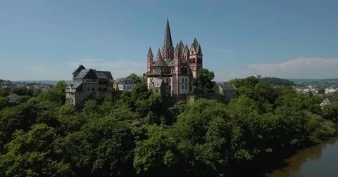 Cathedral in Limburg Vídeo Stock 73358600