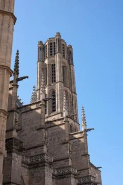 Cathedral of limoges Stock Photos