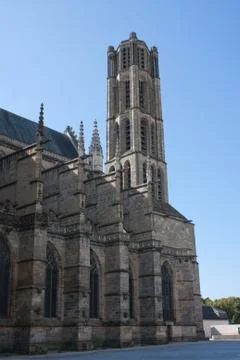 Cathedral of limoges Stock Photos