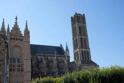 Cathedral in limoges Stock Photos