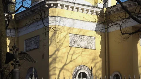 The Cathedral of the Lord's Transfiguration of all the Guards in St. Petersburg 動画素材 153384685