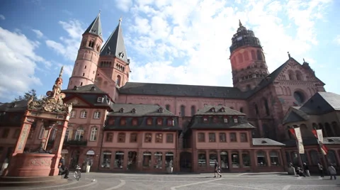 Cathedral of mainz Stock-Footage 37311047