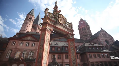 Cathedral of mainz Stock-Footage 37311051