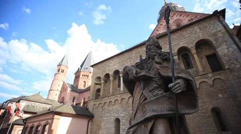 Cathedral of mainz Stock-Footage 37311069