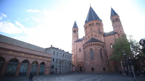 Cathedral of mainz Stock-Footage 37311347