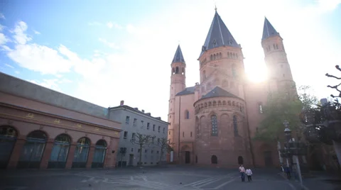 Cathedral of mainz Stock-Footage 37311377