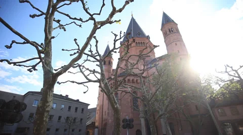 Cathedral of mainz Stock-Footage 37311396