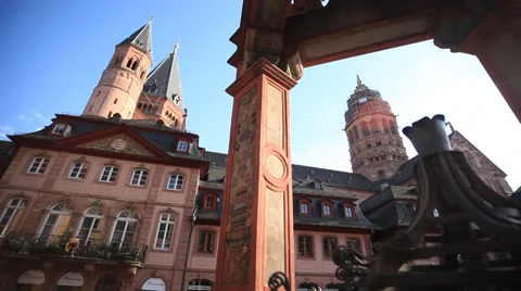 Cathedral of mainz Stock-Footage 37311407