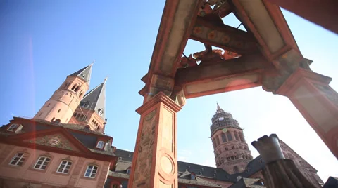 Cathedral of mainz Stock-Footage 37311413