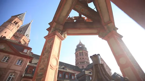 Cathedral of mainz Stock-Footage 37311428