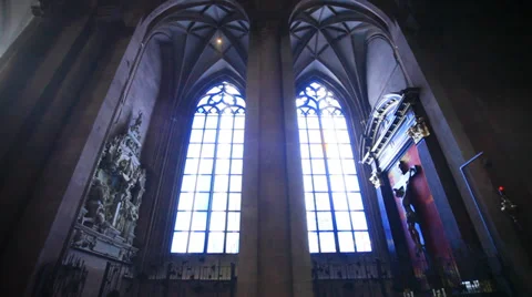 Cathedral of mainz indoor Stock-Footage 37311326
