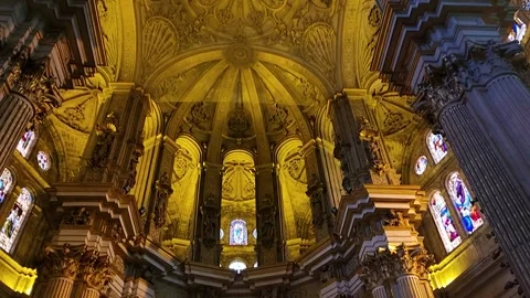 Cathedral of Malaga Stock Footage 196307992
