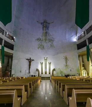 Cathedral of Maring, internal image Stock Photos