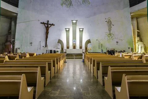 Cathedral of Maring, internal image Stock Photos