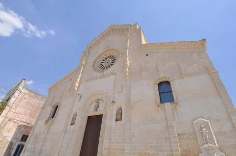 Cathedral in Matera Stock Photos