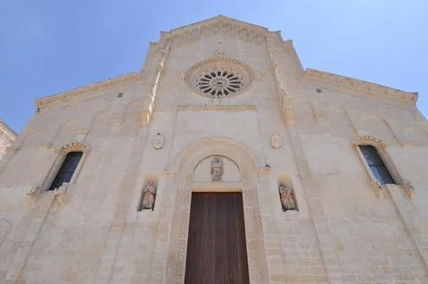 Cathedral in Matera Stock Photos