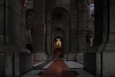 Cathedral of Merida Stockfoto's