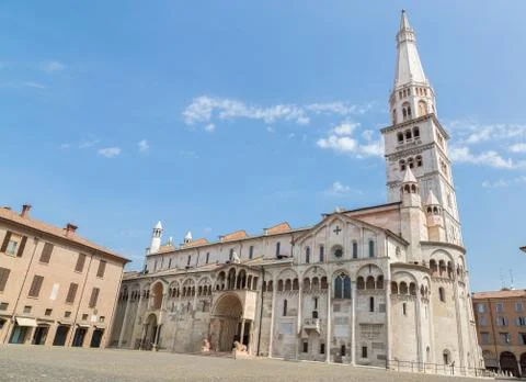 Cathedral of Modena Emilia Romagna Italy Stock Photos