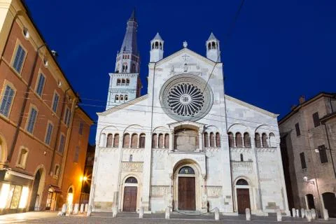 Cathedral of Modena Emilia Romagna Italy Stock Photos