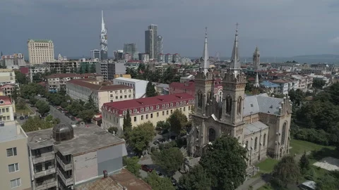 Cathedral of the Nativity of the Blessed Virgin in Batumi. Stock Footage 101682106