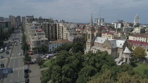 Cathedral of the Nativity of the Blessed Virgin in Batumi. Stock Footage 101935383